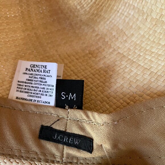 J.Crew, Liberty of London Panama Hat, Size S-M, NWT.